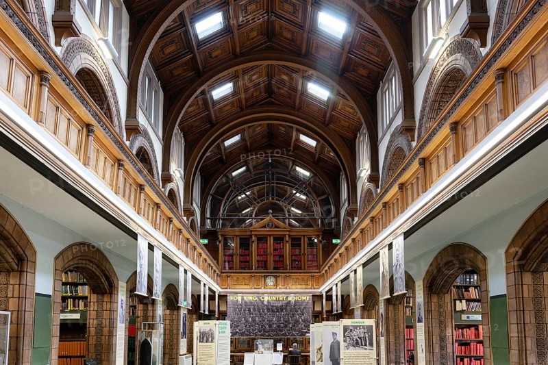 Interior view, room, Leeds Central Library, Leeds, England, Great Britain