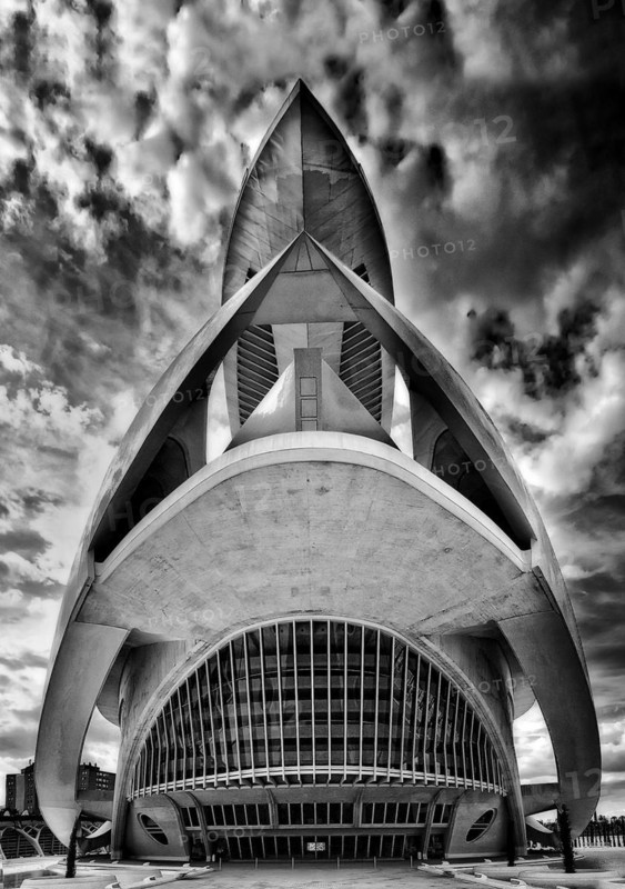 Palau de les Arts Reina Sofía is part of the Ciudad de las Artes y las Ciencias, The architect Santiago Calatrava has built a monument to his hometown Valencia with the architectural ensemble