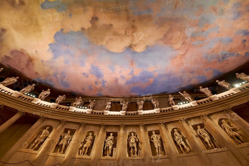 Vicenza, Veneto, Italy. The Teatro Olimpico