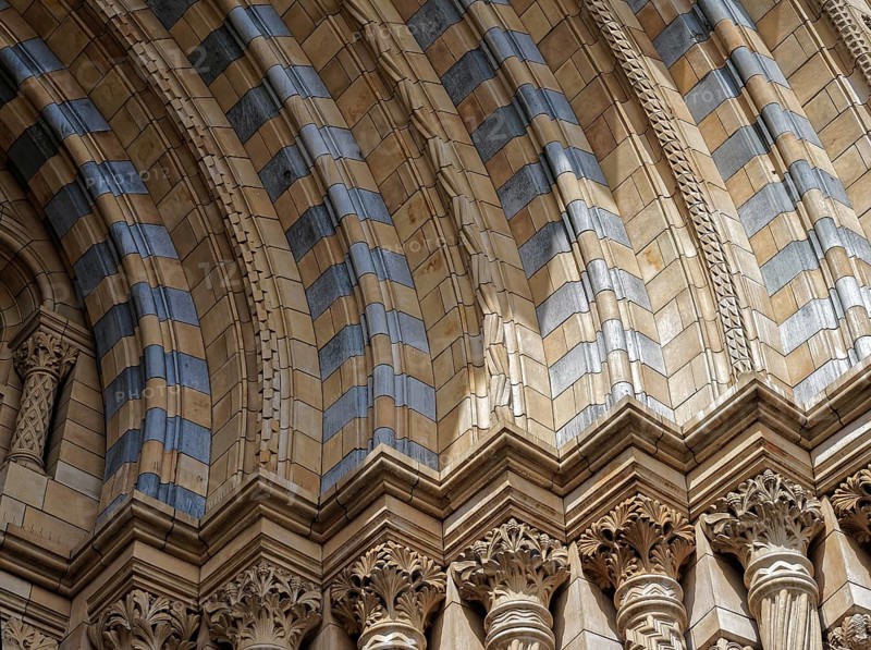 Exterior view of the Natural History Museum in London