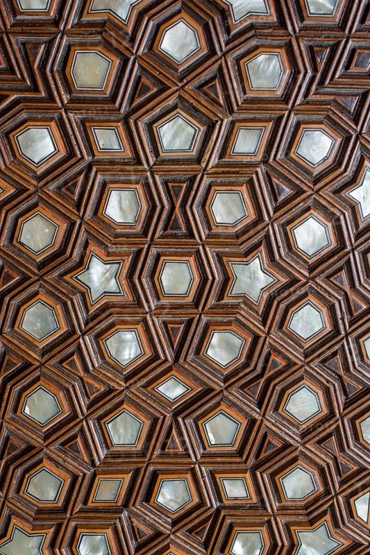 Ottoman art example of Mother of Pearl inlays from Istanbul