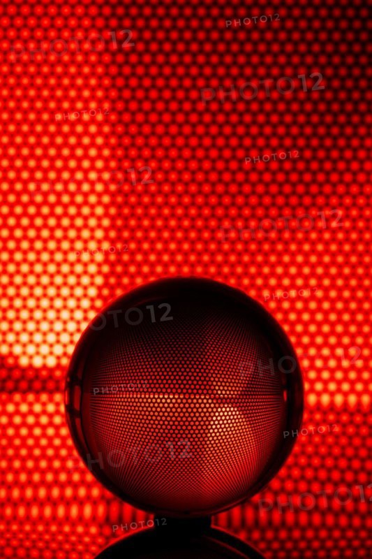 Light painting with a glass ball photograph