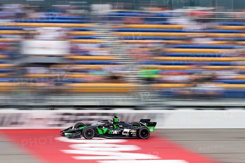 AGUSTIN HUGO CANAPINO (78) of Arrecifes, Argentina drives on track during the Hy-Vee One Step 250 at the Iowa Speedway in Newton IA