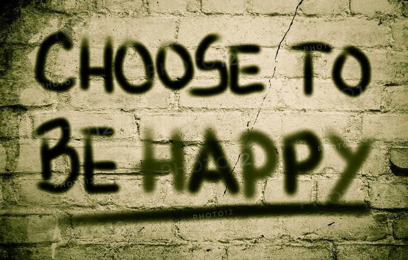 Choose To Be Happy Concept
