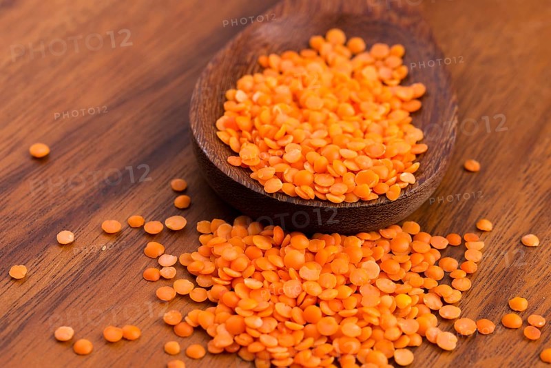 Dry Organic Red Lentils, lodz, poland