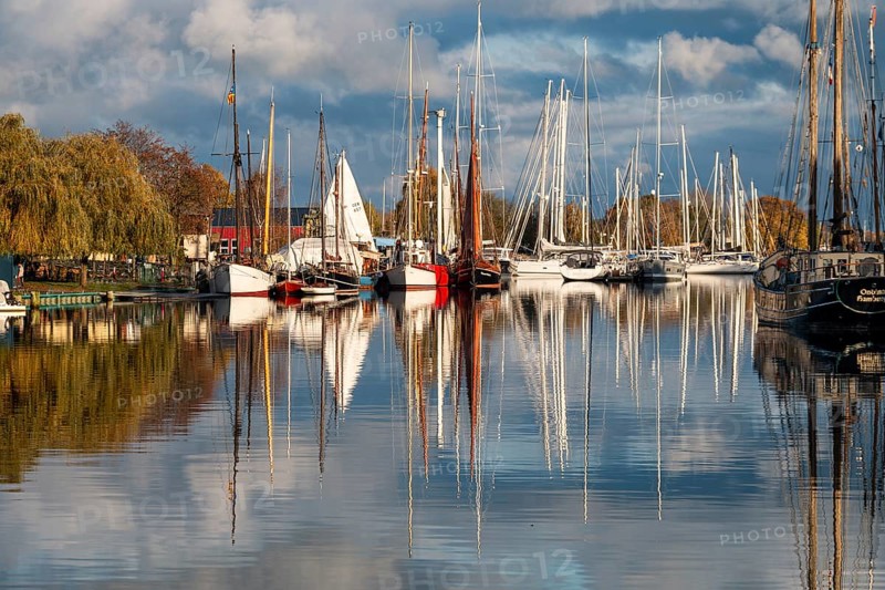 Boats in the museum harbour