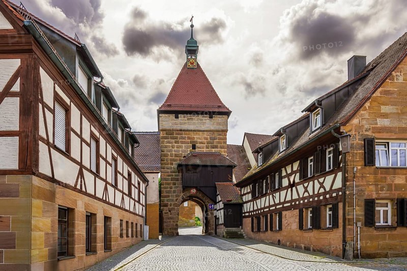 Historic old town of Cadolzburg (Franconia, Germany)