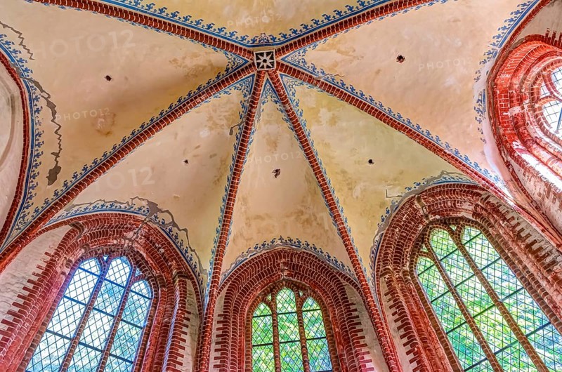 Historical church in Kirchdorf on Poel island, Germany, Europe