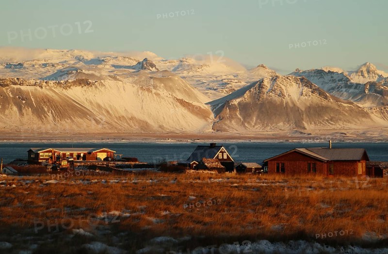Arnarstapi at the Snäfellsnes Peninsula, Iceland, Europe in Winter, Europe