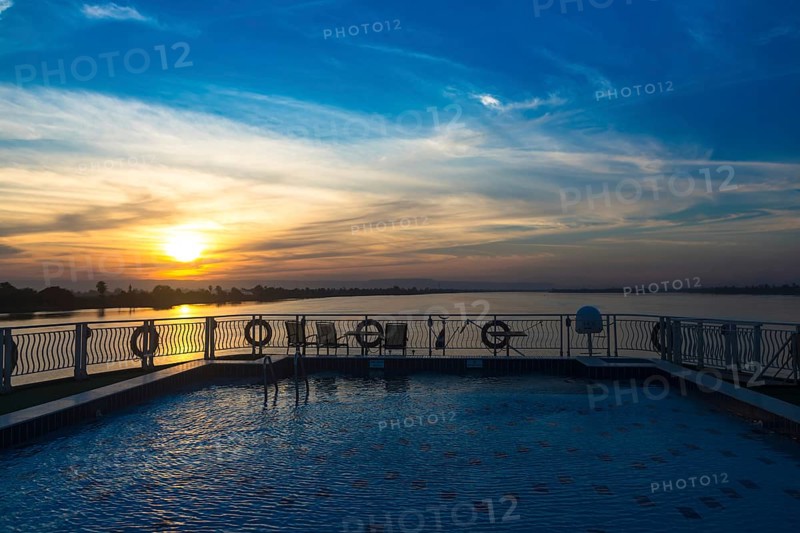 River Nile in Egypt. Luxor