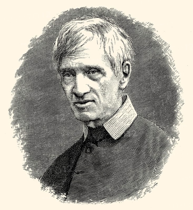 John Henry Cardinal Newman, Cong. Orat., 1801-1890, an important figure in the religious history of England in the 19th century