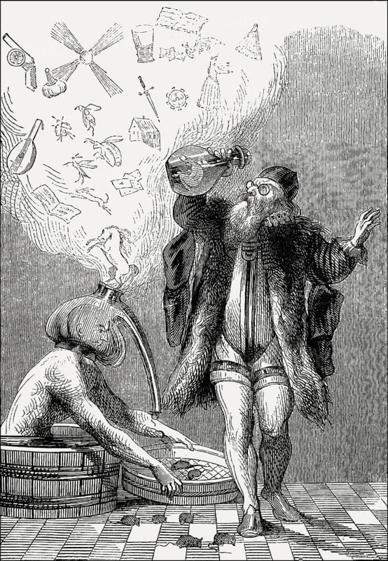 Dr. Filzhut, Doctor of Fools, Theodor de Bry, from a collection of proverbs, Jacques Lagniet