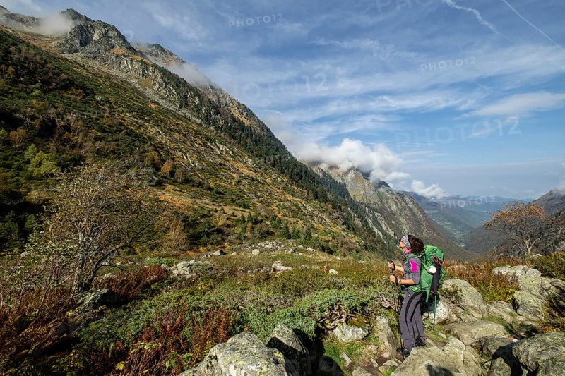 Valle de Valier -Riberot-, Parque Natural Regional de los Pirineos de Ariège, cordillera de los Pirineos, Francia