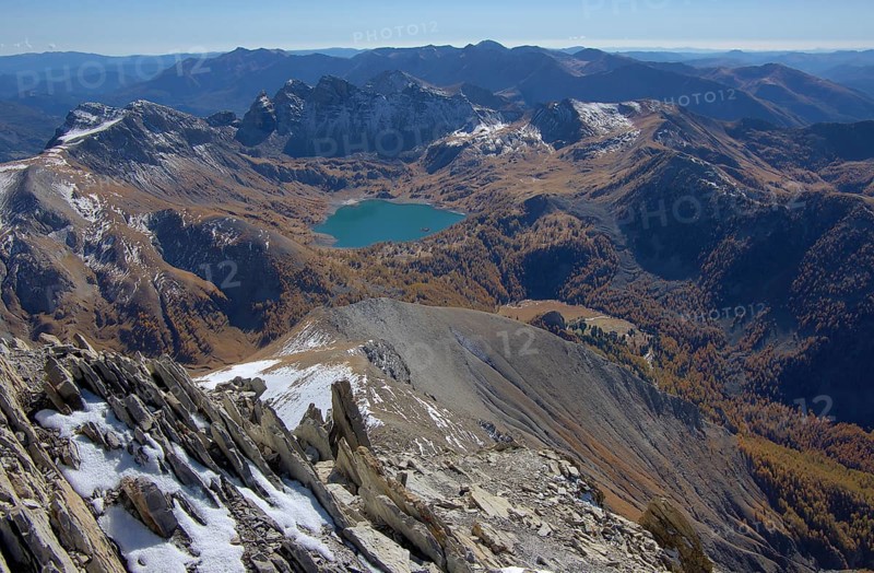 View from Mont Pelat to Lac d'Allos View from Mont Pelat to Lac d'Allos Adobe RGB