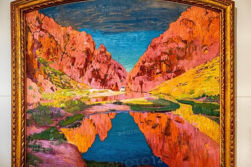 Torrent de Pareis, 1916, oil on canvas, Francisco Bernareggi, Mallorca, Balearic Islands, Spain, Europe