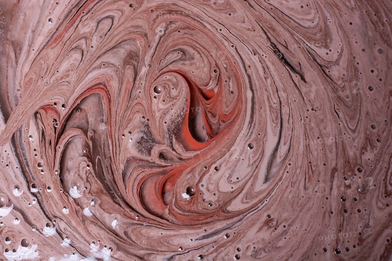Beautiful abstract art of Ebru marbling painting techniques on water with paints