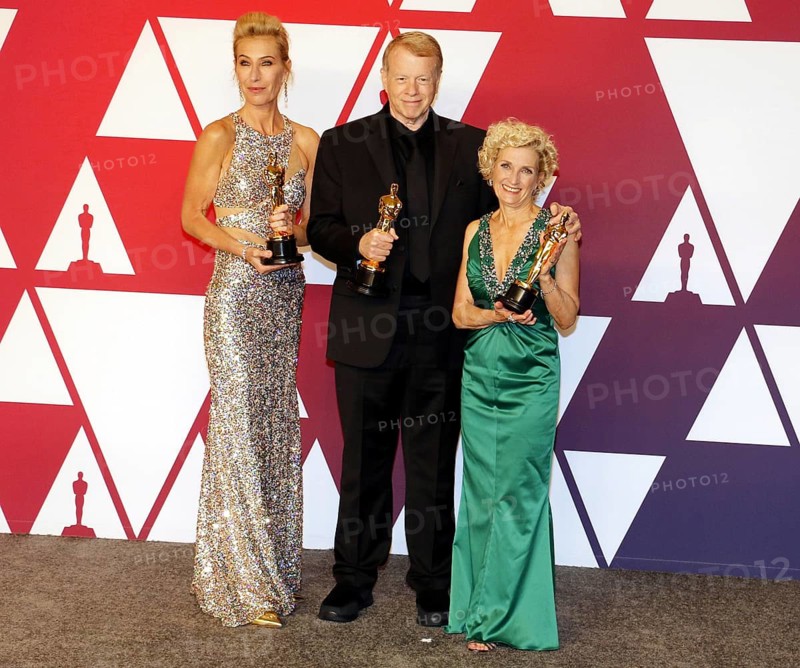 Kate Biscoe, Greg Cannom and Patricia Dehaney at the 91st Annual Academy Awards, Press Room held at the Loews Hotel in Hollywood, USA on February 24, 2019., Hollywood, California, USA, North America