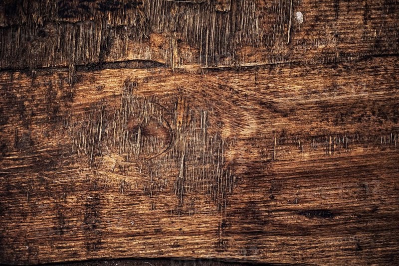 Putrescency texture outdated wooden background in vintage style