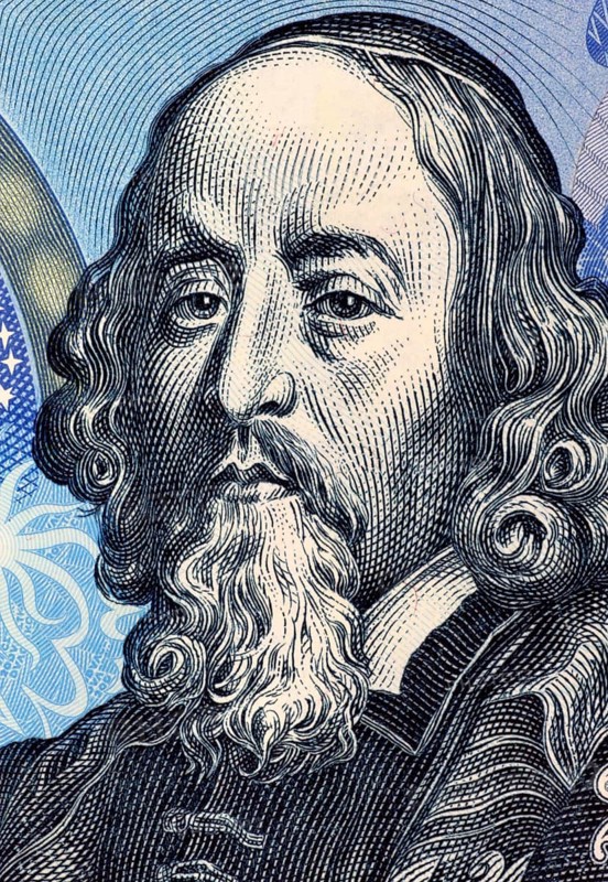 John Amos Comenius (1592-1670) on 20 Korun 1988 Banknote from Czechoslovakia. Czech teacher, educator and writer