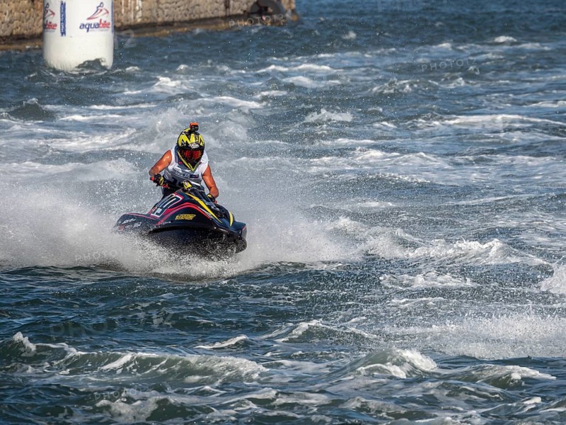 Olbia, Italy - September 16 - 20192 Aquabike world Championship gran prix of Italy