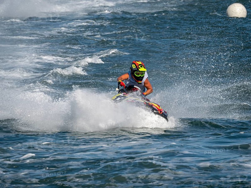 Olbia, Italy - September 16 - 20192 Aquabike world Championship gran prix of Italy