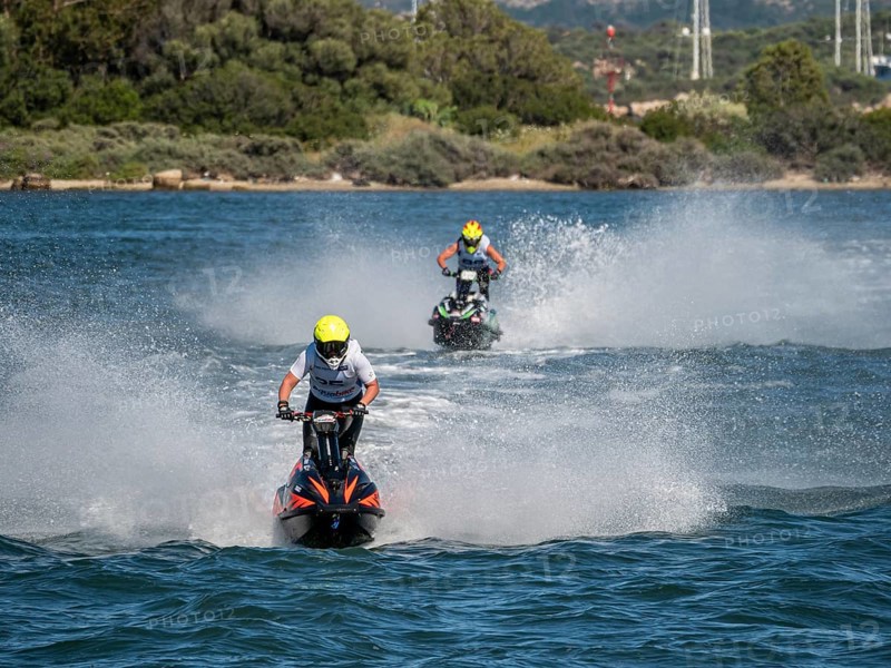 Olbia, Italy - September 16 - 20192 Aquabike world Championship gran prix of Italy