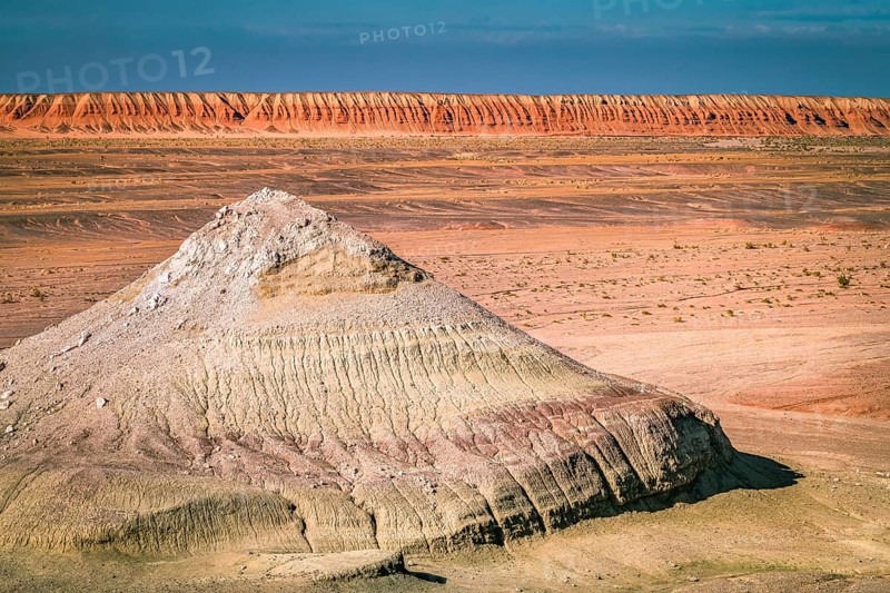 Landscape formation of Shar canyons. Gobi-Altai province, Mongolia, Asia