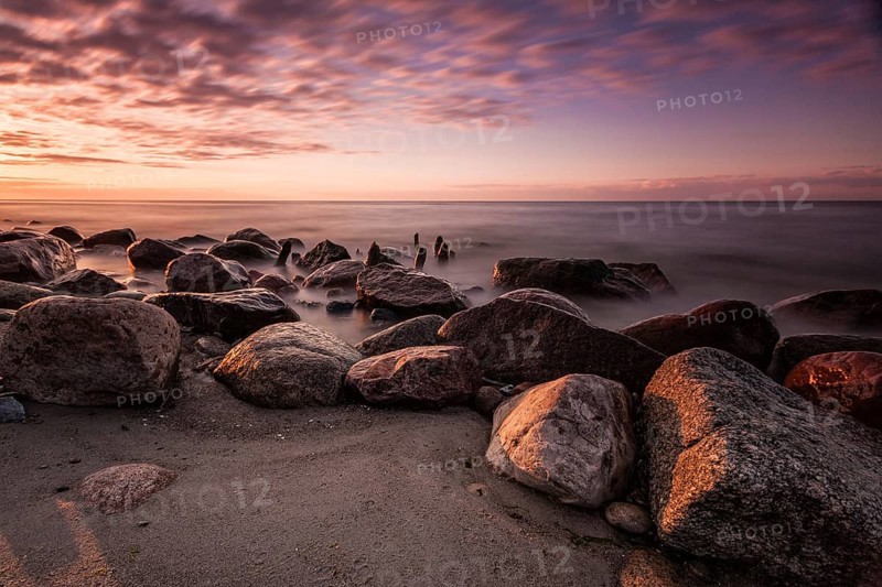 Stones on the coast of the Baltic Sea