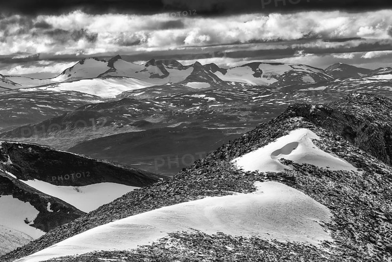 Landscape in the Abisko Alps, Norrbotten, Lapland, Sweden, July 2013, Europe