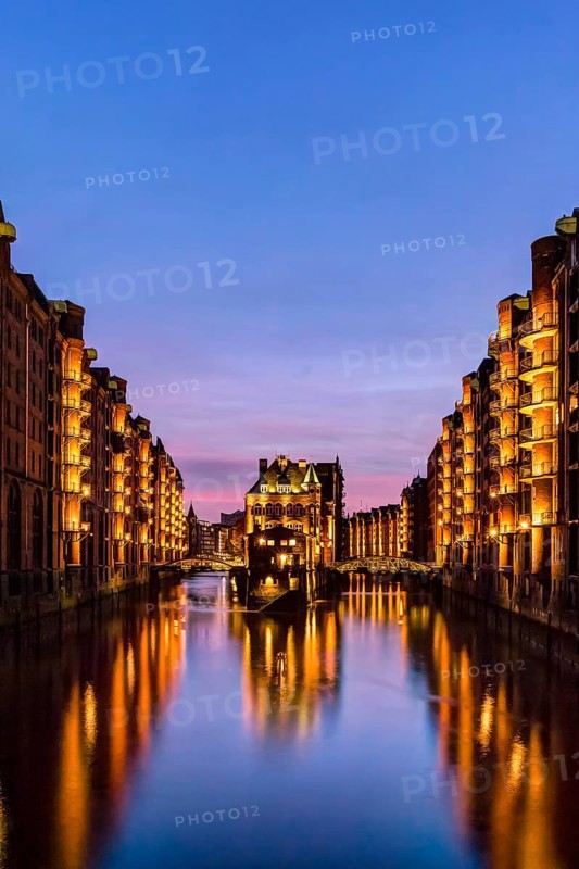 The Speicherstadt in Hamburg, city of Warehouses