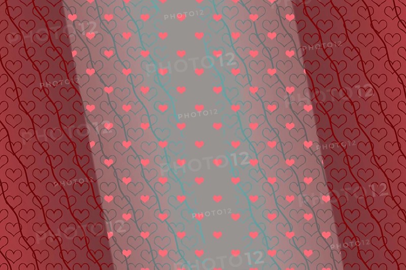 Valentine's Day template with heartsfor banners, inviations, advertisements, cards