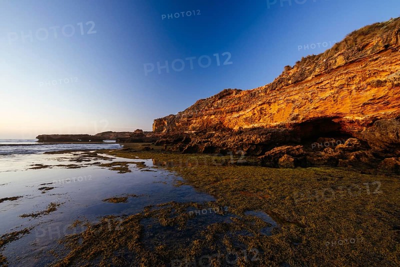 The idyllic Number Sixteen Beach at sunset in Rye, Victoria, Australia, Oceania