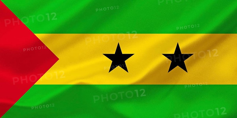 The flag of Sao Tome and Principe, Studio