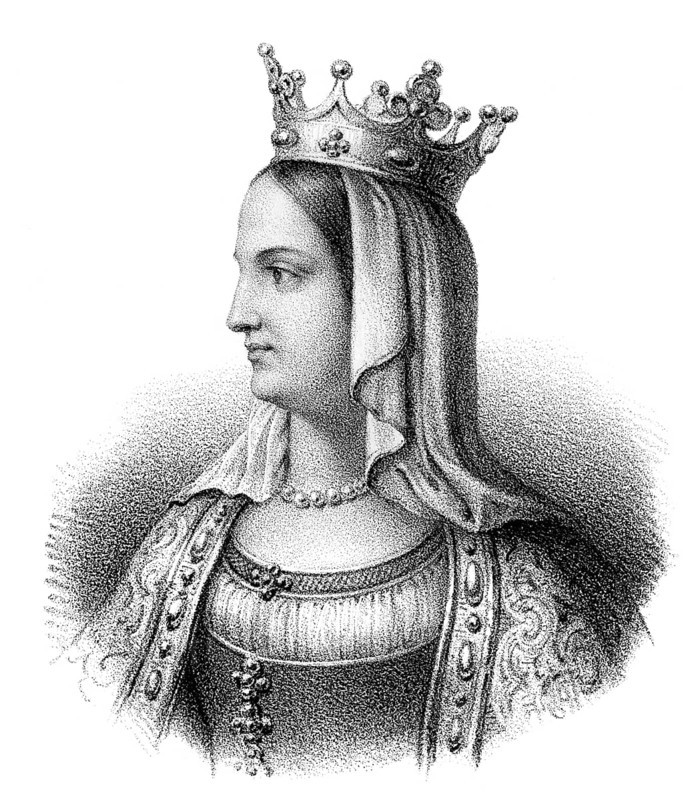 Jeanne d'Évreux, Johanna von Evreux, 1310-1371, the third wife of King Charles IV of France
