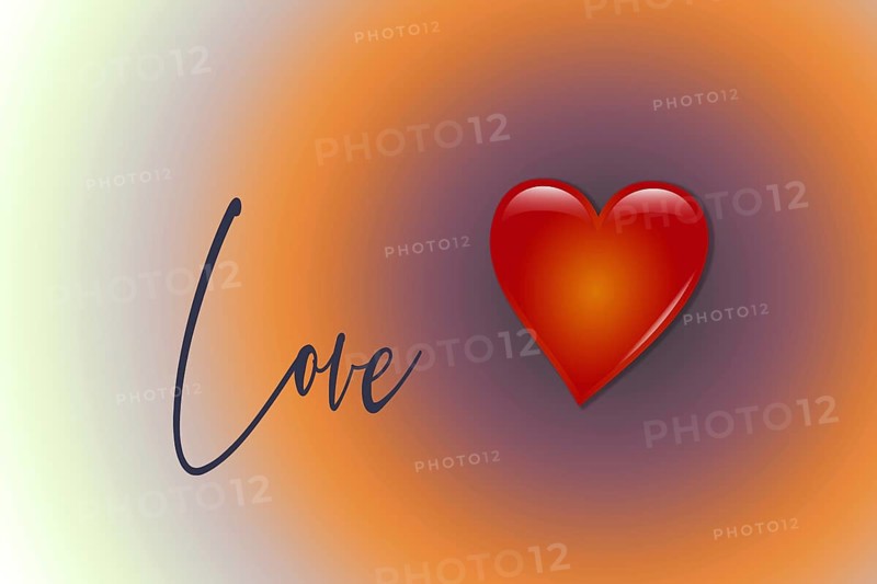Heart for Valentines Day card greeting concept, Background