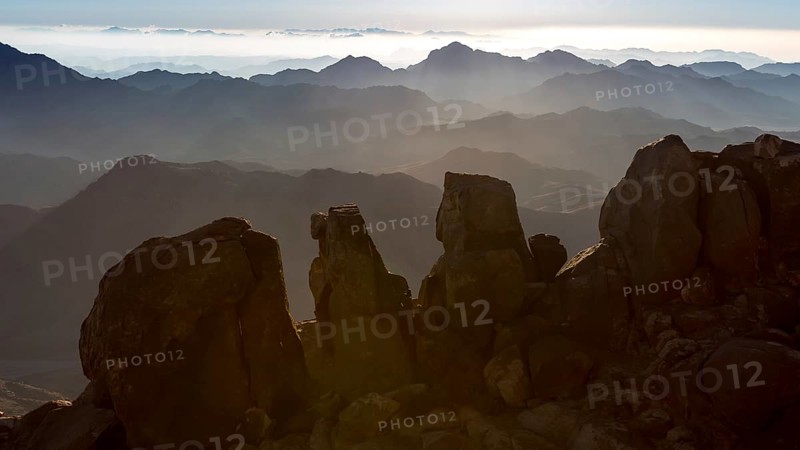Mount Sinai, Mount Moses in Egypt. Africa