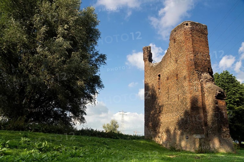 Remains from the castle Huis te Merwede near the Dutch town Dordrecht