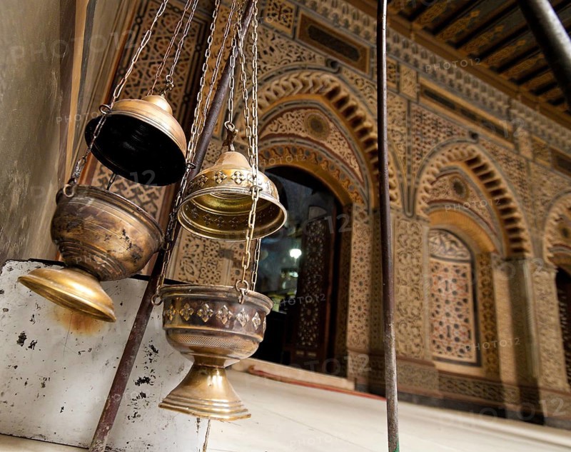 Egypt, Cairo, Coptic Quarter, Floating Church Austria, Africa