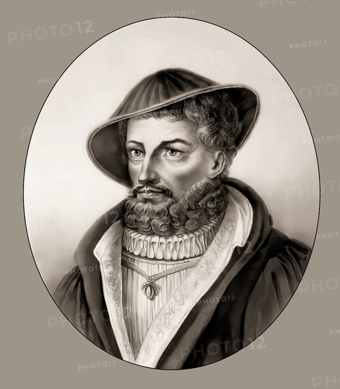 Jan van Leiden, or Jan Beuckelszoon oder Beukelszoon, 1509 – 1536, Anabaptist King of Münster, digitally edited