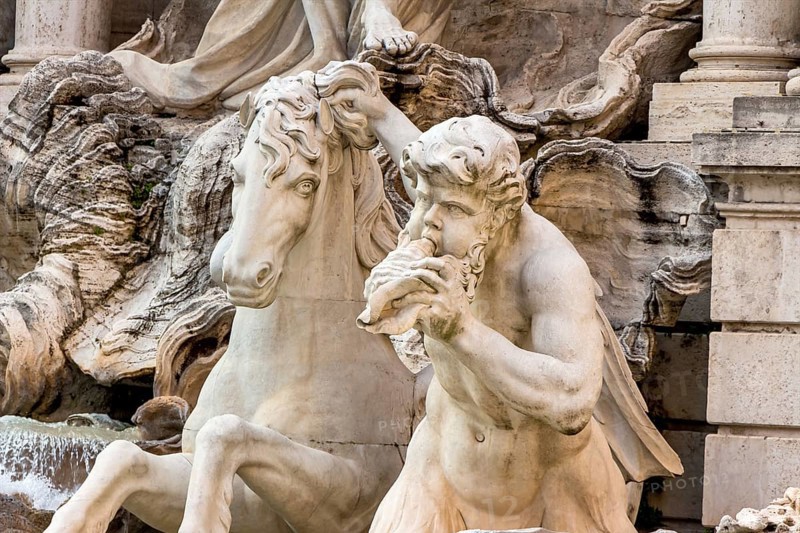 Italy, Rome. Trevi Fountain Austria, Europe