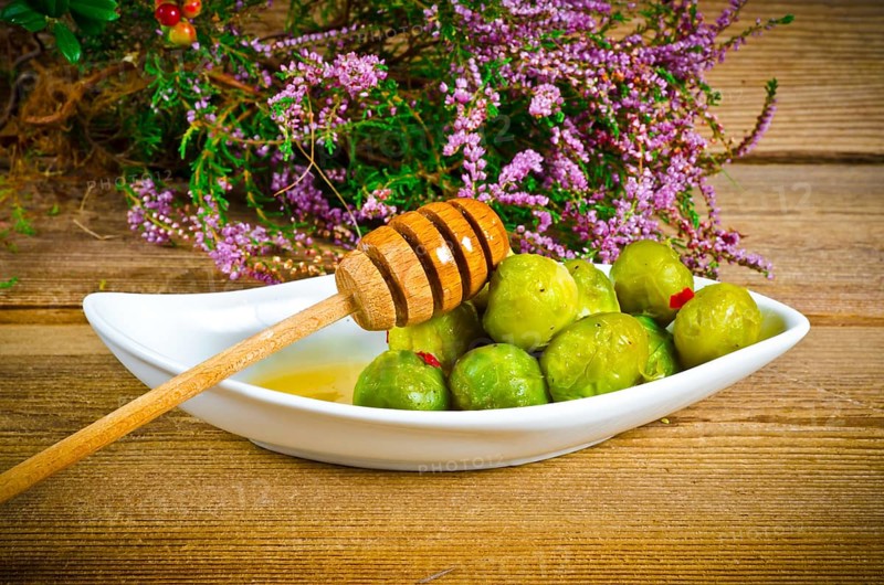 Brussels sprouts with honey