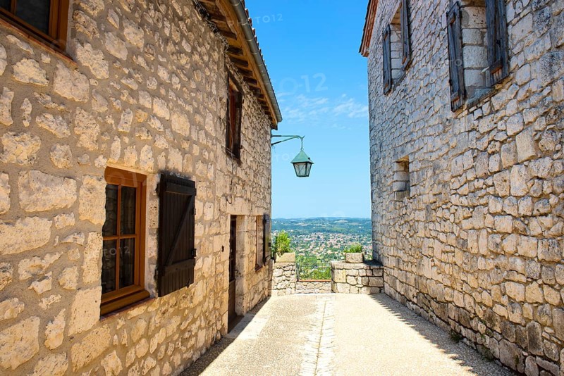 Touristic village Pujols in the French Lot-et-Garonne
