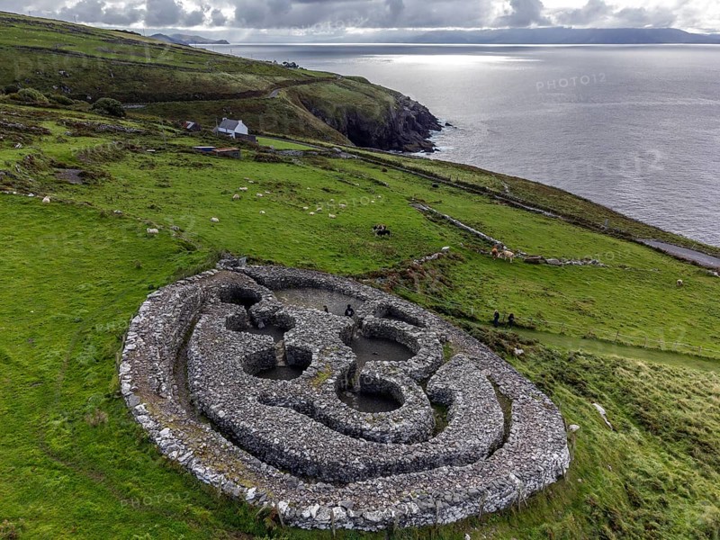 Cashel Murphy, Ancient Celtic settlement, Early Christian era (5th-8th centuries AD), Dingle Peninsula, County Kerry, Ireland, United Kingdom, Europe