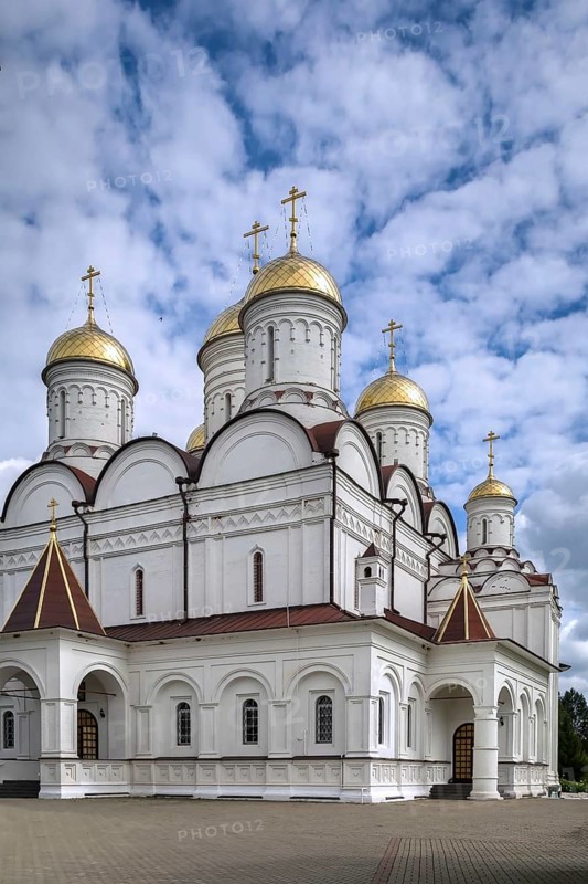 Trinity cathedral in Trinity Boldin Monastery, Russia, Europe
