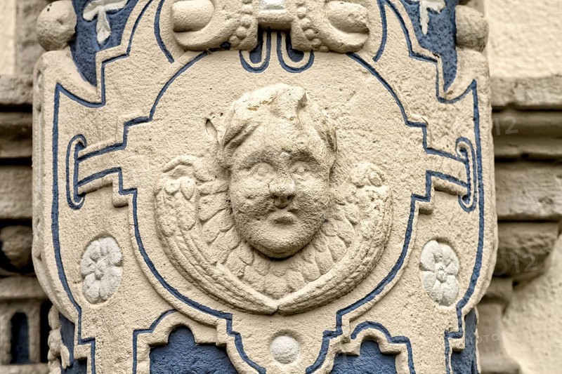 Architectural detail, Bevern Castle, Bevern, Weserbergland, Lower Saxony, Germany, Europe