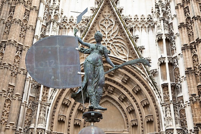 Spain, Andalusia. The Cathedral of Santa Maria de la Sede. One of the city's landmarks. Austria, Europe
