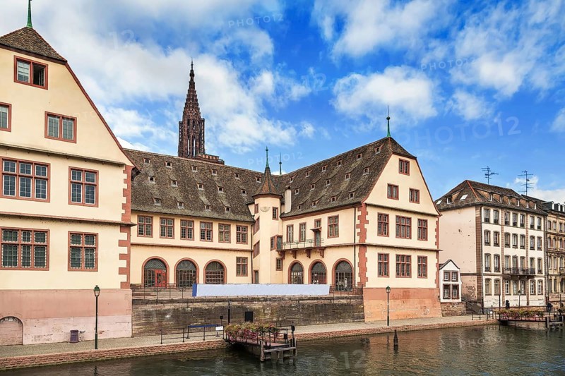 Renaissance building of the former slaughterhouse (Grande boucherie) in Starasbourg, France, Europe