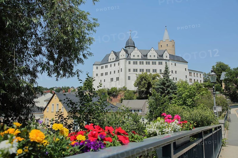 View of Wildeck Castle, Zschopau, Middle Ore Mountains, Ore Mountains, Saxony, Germany, Europe