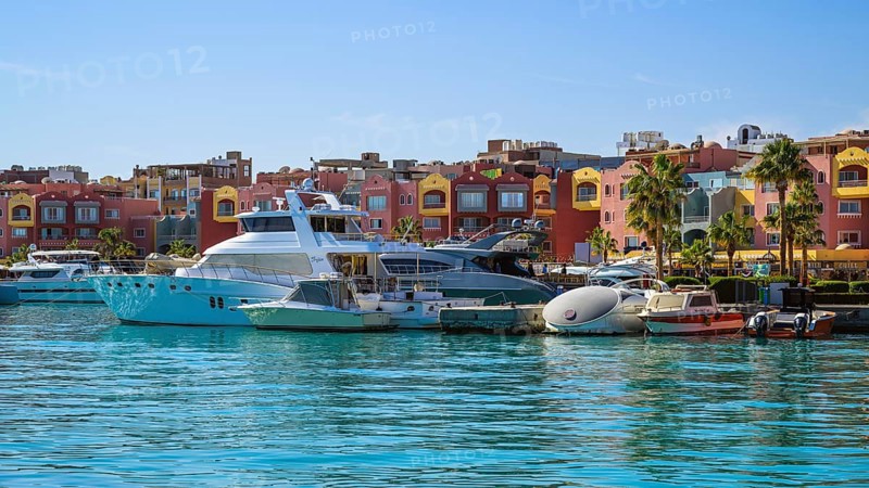 Hurghada Marina, Hurghada, Red Sea, Egypt, Africa