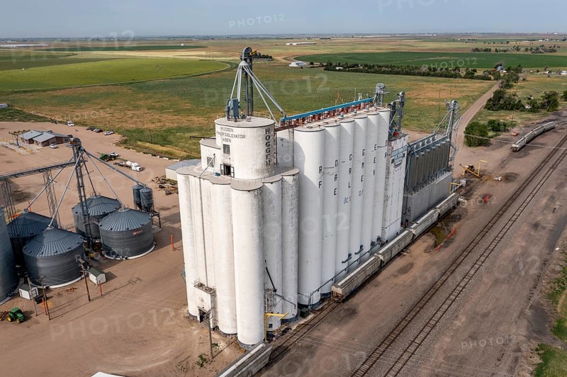 Roggen, Colorado, The Roggen Farmers Elevator Association stores and markets grain for its member farmers. The association is a cooperative that owns several grain elevators in eastern Colorado